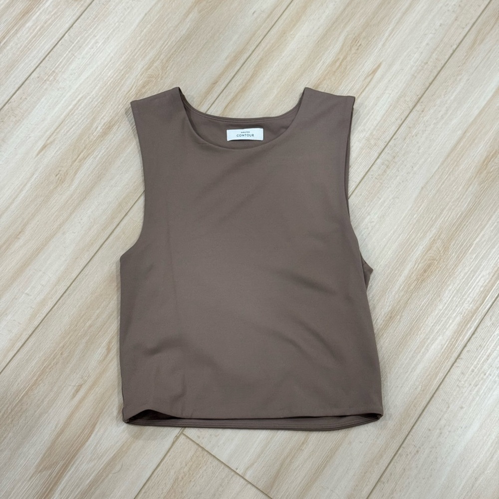 Aritzia Taupe Tank Top